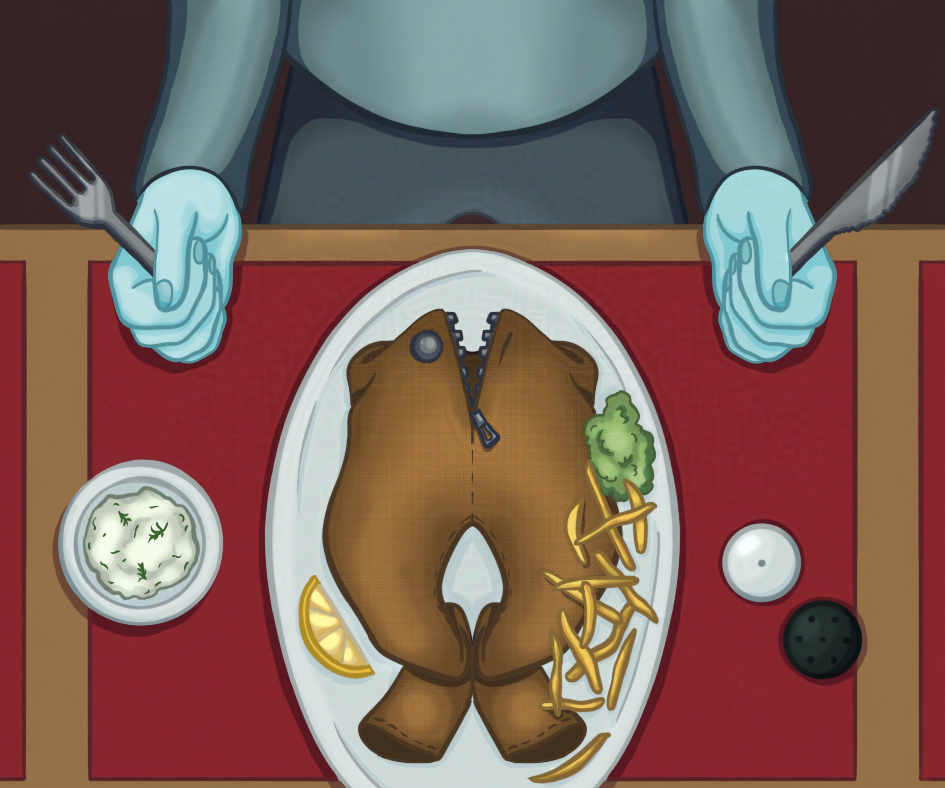 He Ate